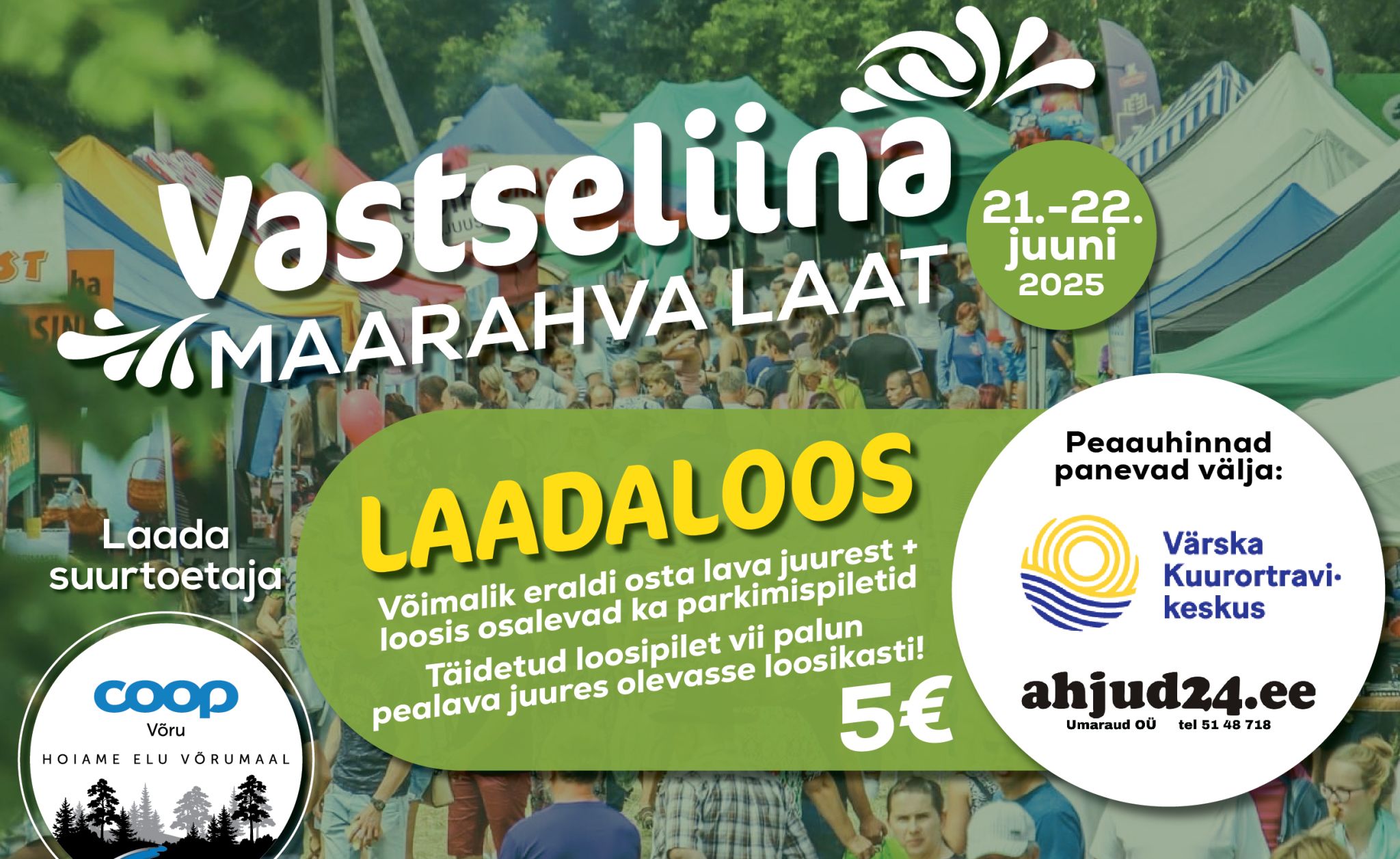 Vastseliina Maarahva Laada parkimispiletite loos