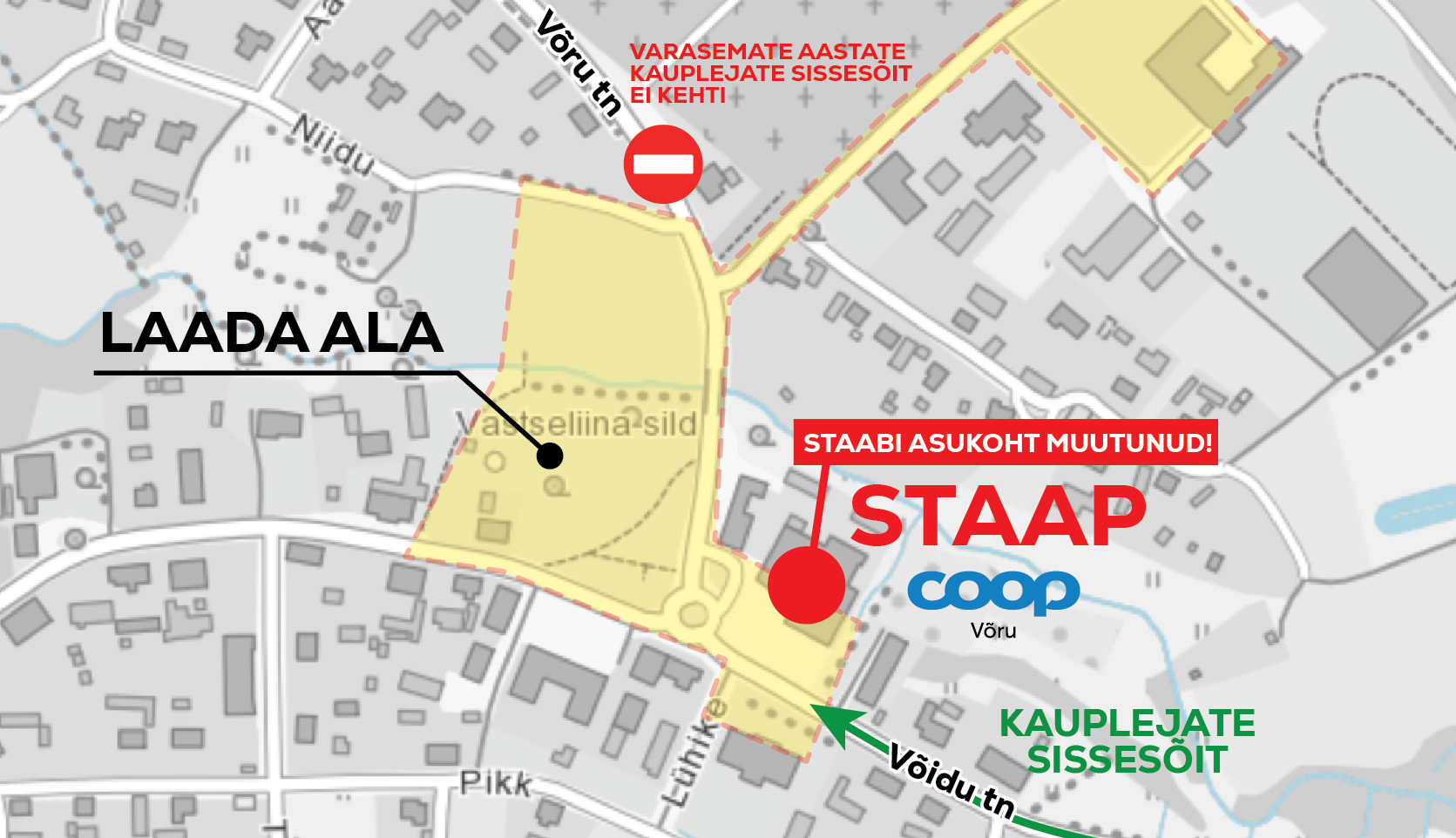 Kapulejate kaart zoomed